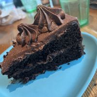 Great chocolate cake  at Moondog in Key West