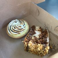 Key Lime Tart and Carrot Cake   at Moondog in Key West