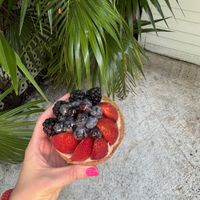 fruit tart   at Moondog in Key West