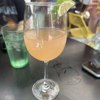 Grapefruit mimosa  at Moondog in Key West
