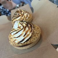 Vegan key lime tartt  at Moondog in Key West