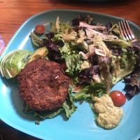 Veggie burger  at Moondog in Key West