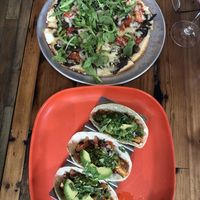 Blackened tacos in white corn shell at Moondog in Key West