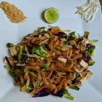 Pad thai with tofu at Thai Connection in Cuenca