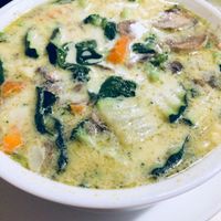 Thai curry soup at Thai Connection in Cuenca