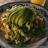 Quinoa salad at Mamasan in Tulum
