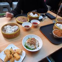 Lots of vegan options. Vegan sticky buns, crispy tofu, stir-fry noodles, spring rolls and the tastiest rice I've ever had!! ALL VEGAN! at BamBamBoo in Perth