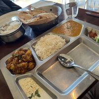 Thali on lunch menu  at Little India in Nelson