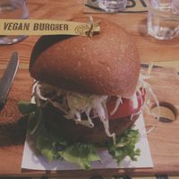 Vegan Burger at FUD in Milan