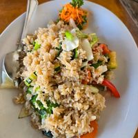 basil fried rice at Thai Cuisine in Key West