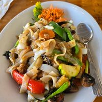 drunken noodles at Thai Cuisine in Key West