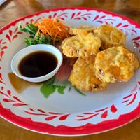 tempura sweet potatoes at Thai Cuisine in Key West