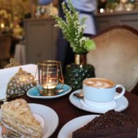 Vegan cakes at Leja in Siauliai