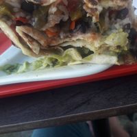 Vegan buritos with rice, guacamole and black beans at Lacocina - Austerlitz in Strasbourg