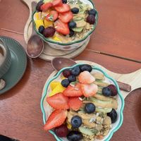 Oatmeal based bowls and added peanut butter  at Every Fresh Bar in Penang