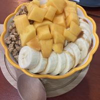 Mango banana smoothie bowl  at Every Fresh Bar in Penang