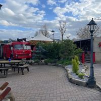Outside bar area   at South Causey Inn in Stanley