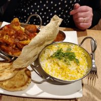 Chickpea and cauliflower curry at South Causey Inn in Stanley