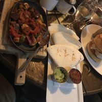 Vegan fajitas at South Causey Inn in Stanley