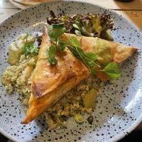 Butternut filo parcels  at The Dolphin in Leiston