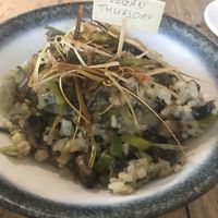 Mushroom risotto/ daily menu option  at The Dolphin in Leiston