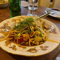 Main course - Papaya salad  at Magu in Helsinki