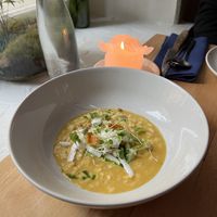 Fermented orange risotto  at Magu in Helsinki