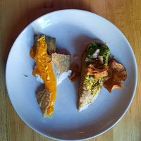 Artichoke and baby gem
 at Magu in Helsinki