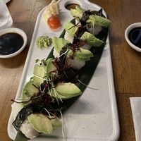 Avocado nigiri sushi at Kimchi Hop House in Dublin