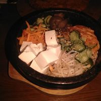 Vegan bibimbap with tofu at Kimchi Hop House in Dublin