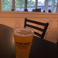 Great view even inside!  at The Covered Bridge in Campton