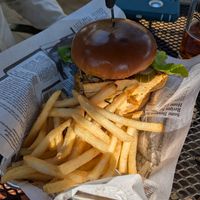Bulgogi tofu burger at The Covered Bridge in Campton