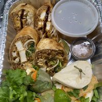 $25 vegan burrito special  at Cris and John in Dallas