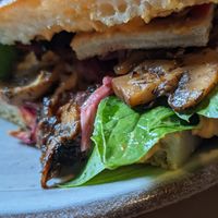Grilled Mushroom sandwich at The Purple Carrot in Malton