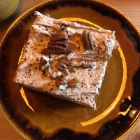Coffee & walnut cake  at The Purple Carrot in Malton