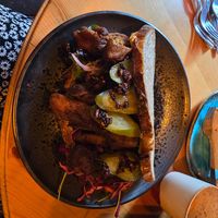 Mushroom sandwich - its was massive! at The Purple Carrot in Malton