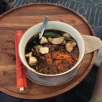 Sesame tofu ramen: not on the menu yet at Life Alive Organic Cafe in Boston