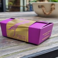 En mooi verpakt at The Chocolate Line in Bruges