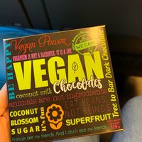 Vegan box at The Chocolate Line in Bruges