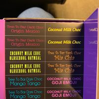 Flavours in the box at The Chocolate Line in Bruges