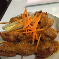 Satay skewers at Chat For Tea in Ballarat