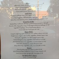 Menu at Chat For Tea in Ballarat