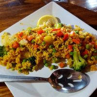 Vegetable paella  at Hispania Tapas in Clearwater