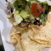 Homewrecker Veggie Burrito  at Universal Studios - Moe's Southwest Grill in Orlando