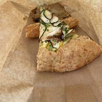 Love the pastry! Courgettes and garlic   at The Food Wire in Brive-la-gaillarde