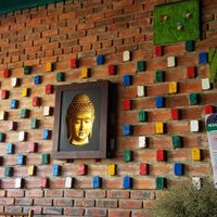 Great wall art! at Veggie Box in Phong Nha