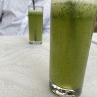 Fresh lemon mint   at Levant in Amman