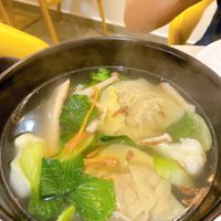 元宝 soup. Paid $6.50 for 2 pieces of it with few strands of veggies 🌝 at Green Bliss Habitat 綠福苑 - Fortune Centre in Central Singapore