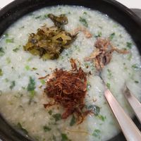Spinach porridge at Green Bliss Habitat 綠福苑 - Fortune Centre in Central Singapore