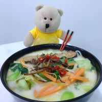 Vegetarian fish slice noodles  at Green Bliss Habitat 綠福苑 - Fortune Centre in Central Singapore